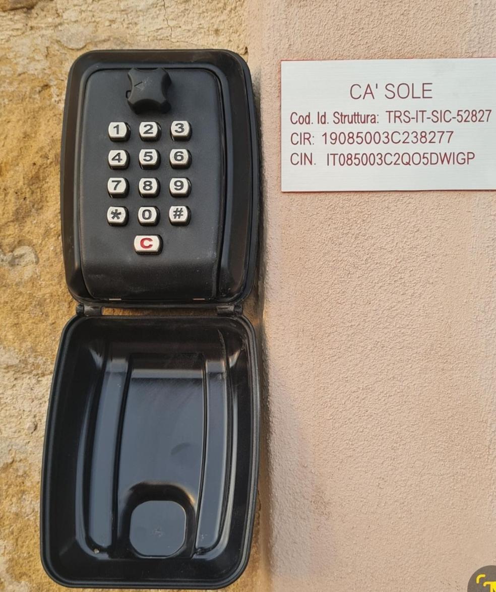 Apartamento Ca' Sole Butera Exterior foto